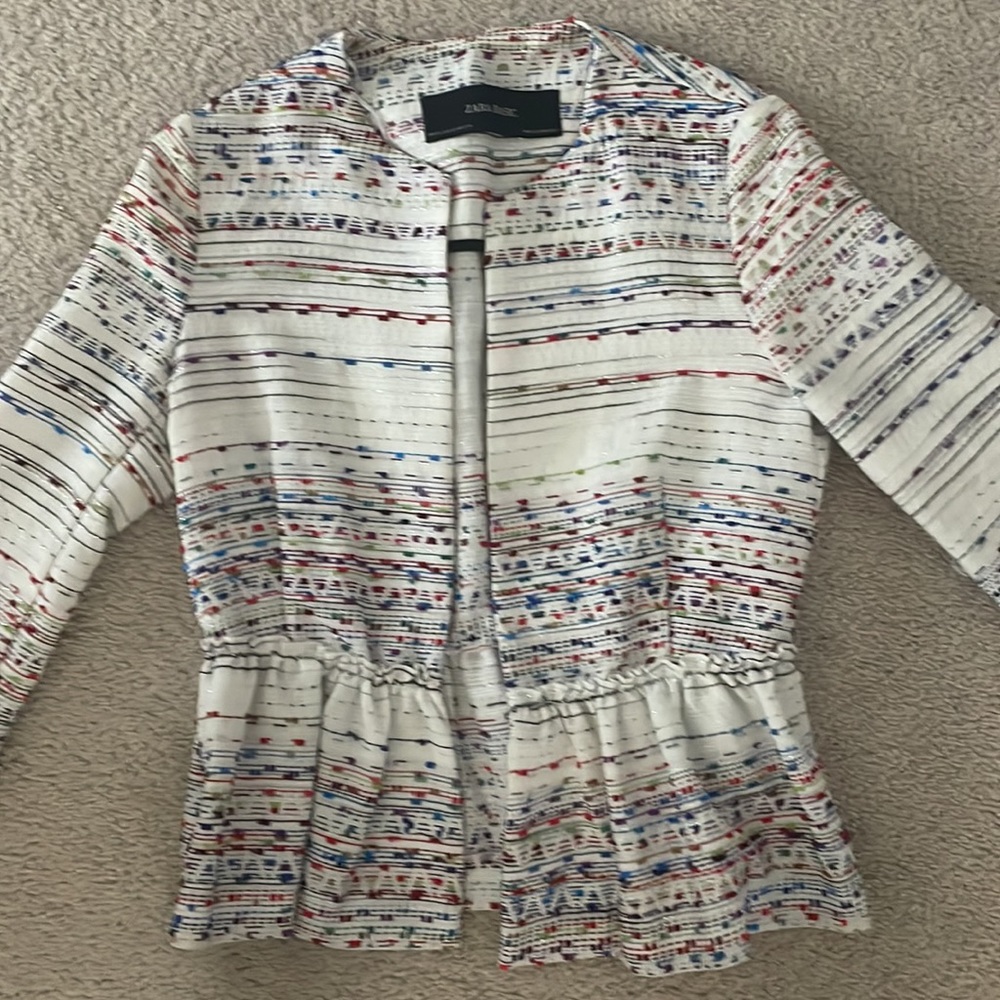 Zara 3/4 sleeve light blazer